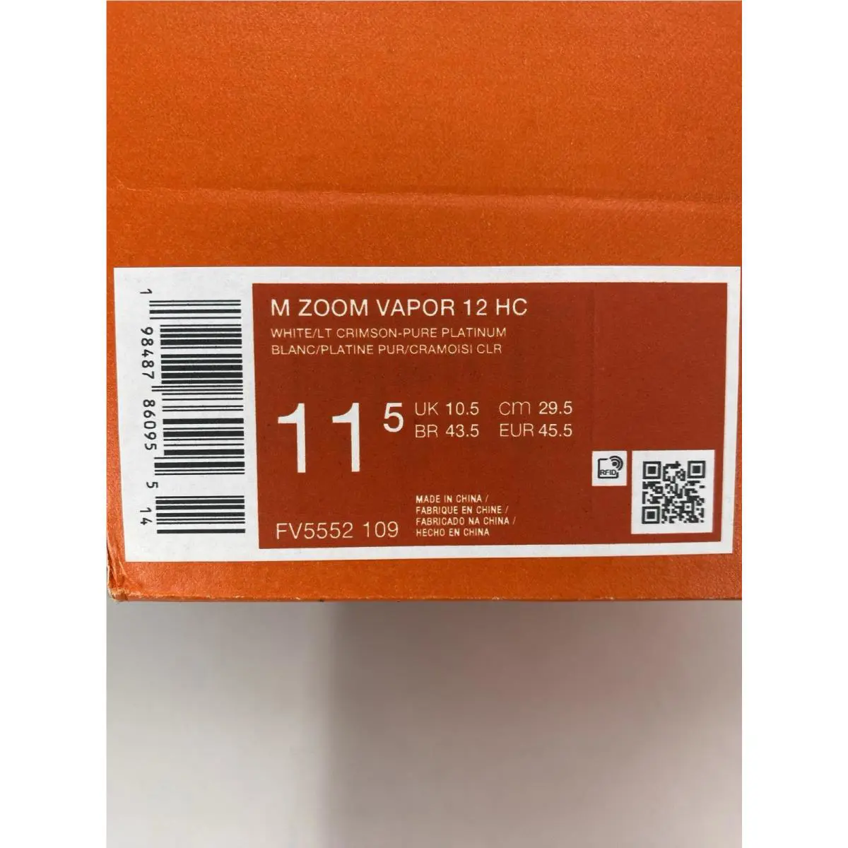 Nike shoes - Nike Vapor - Vapor - FV5552 109 - White/LT Crimson Pure Platinum (UPC: 198487860955) 8