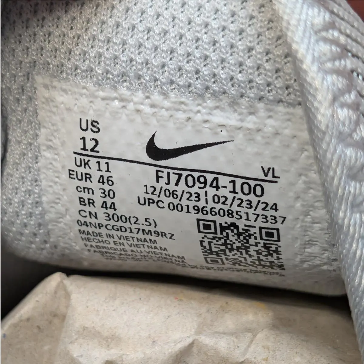 Nike shoes - Nike Vapor Edge Speed 360 - FJ7094-100 - Black (UPC: 196608517337) 5