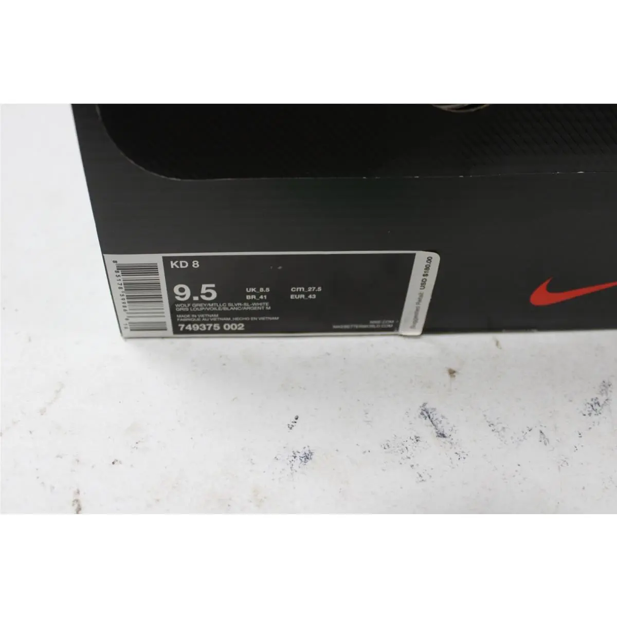 Nike shoes - Nike Zoom Air - Zoom Air - 749375-002 - Easter Wolf Grey Silver White (UPC: 00885178599866) 1