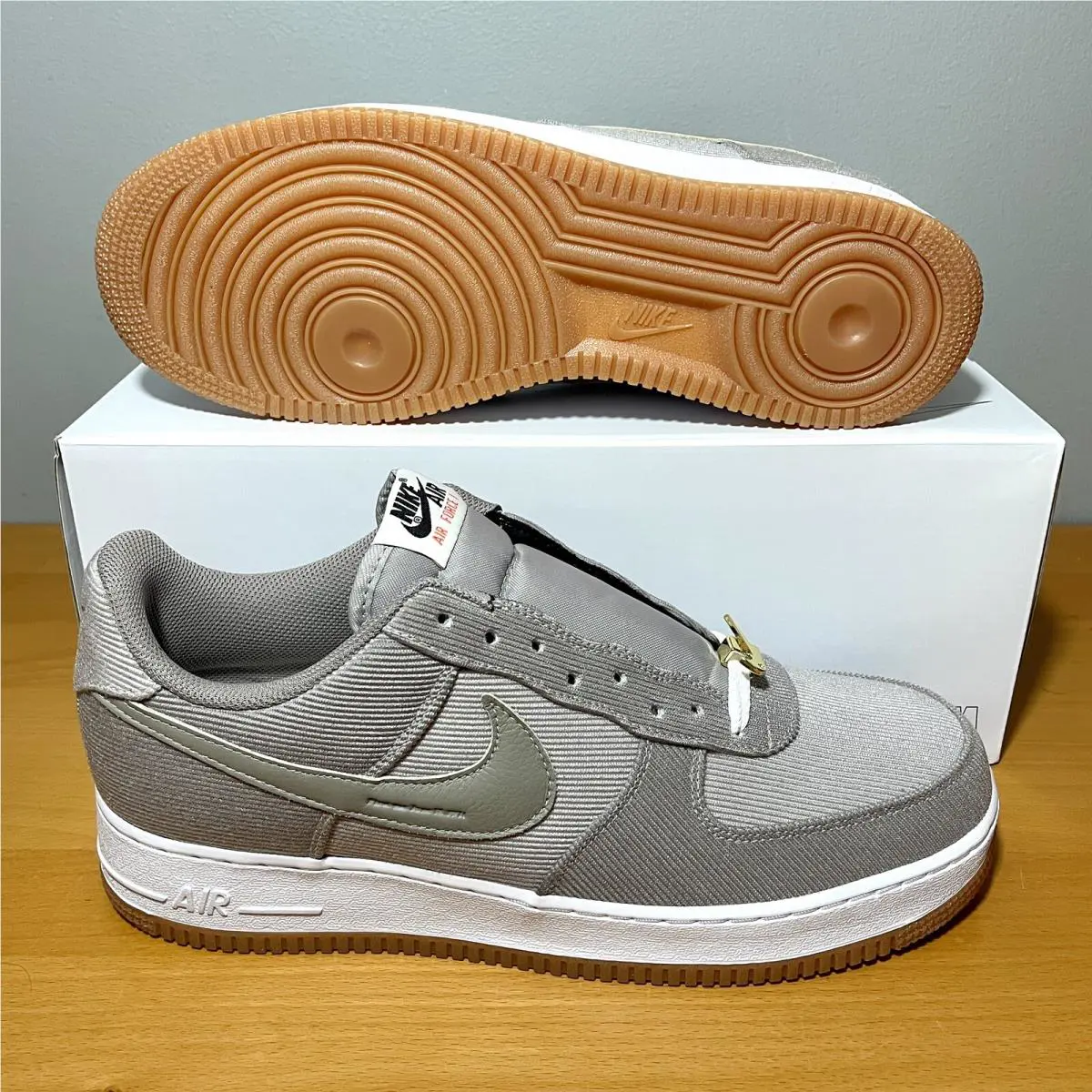 Nike shoes - Nike Air Force 1 - Air Force - Gray 0