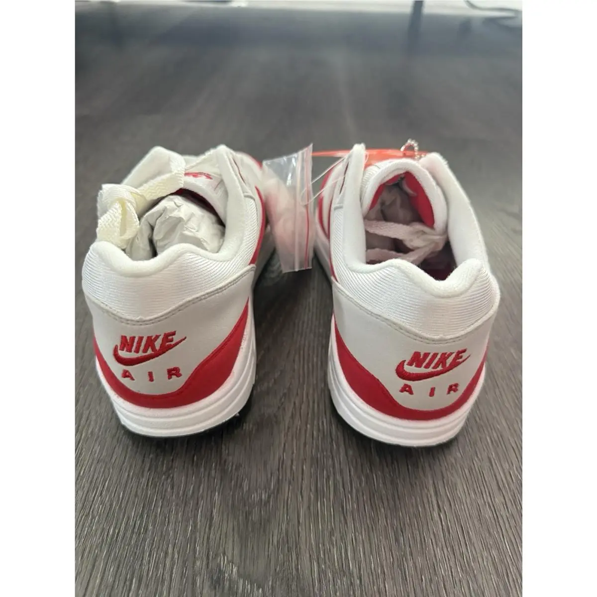 Nike shoes - Nike Air Max 1 - Air Max - 908375-103 - White, Manufacturer: White/University Red/Neutral Grey/Black 3