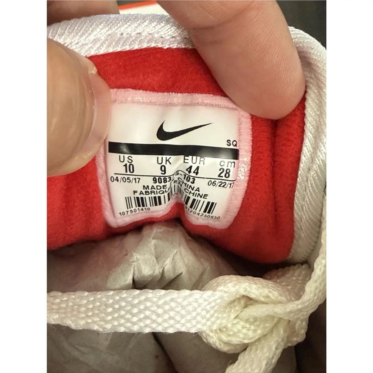 Nike shoes - Nike Air Max 1 - Air Max - 908375-103 - White, Manufacturer: White/University Red/Neutral Grey/Black 6