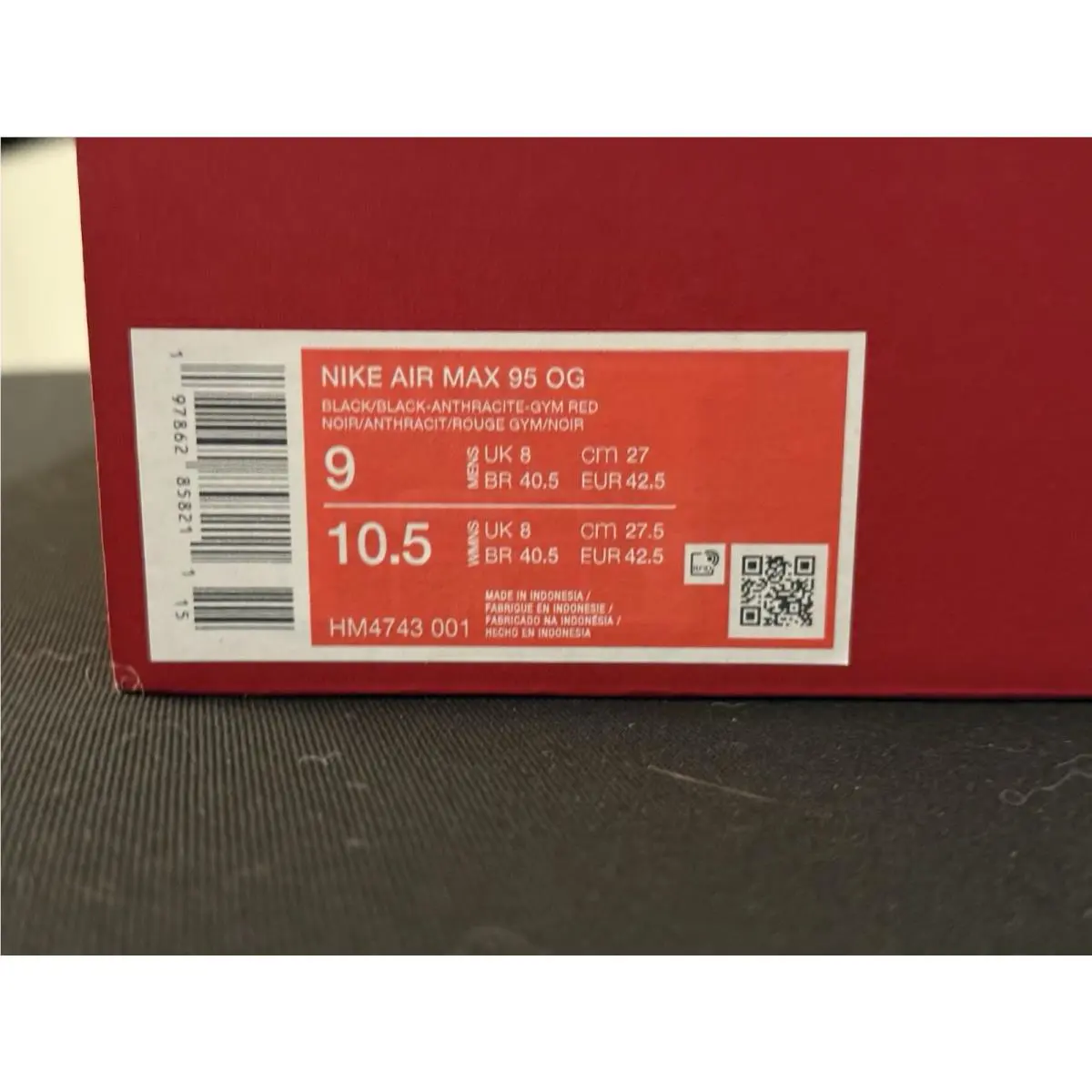 Nike shoes - Nike Air Max 95 - Air Max - HM4743-001 - Black 9