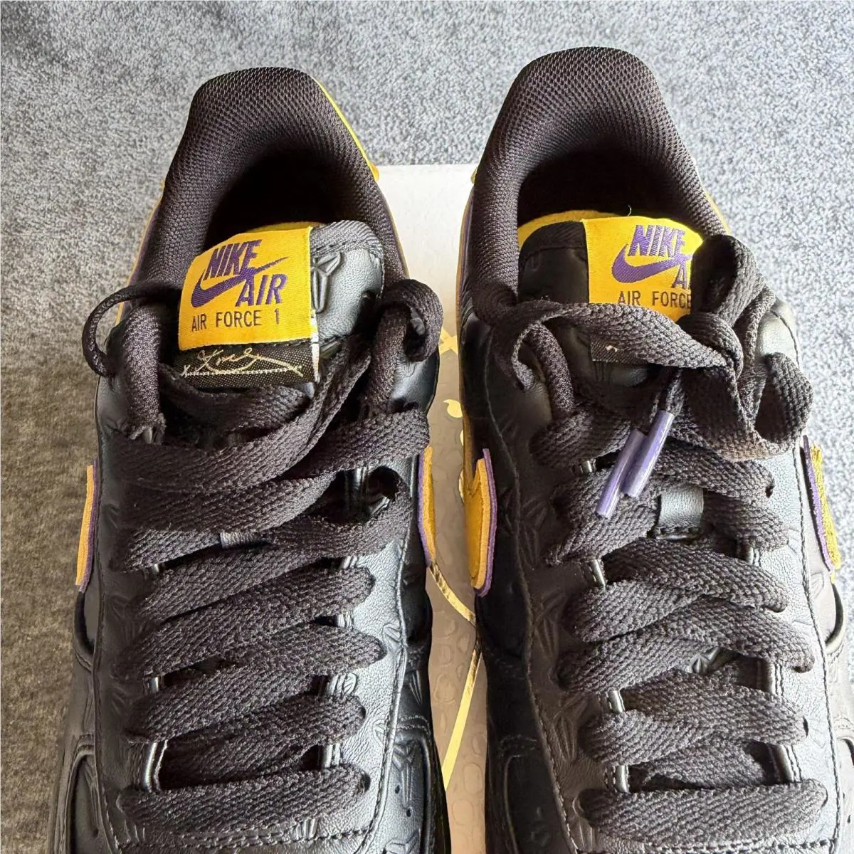 Nike shoes - Nike Air Force 1 Low Retro QS KB P - HV5122-001 - Black 1