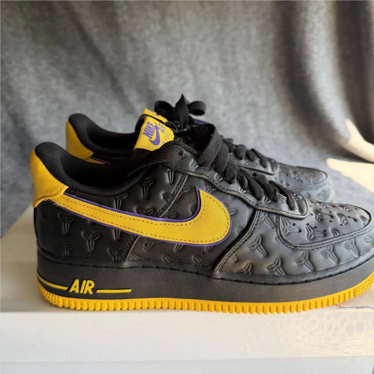 Nike shoes - Nike Air Force 1 Low Retro QS KB P - HV5122-001 - Black 4
