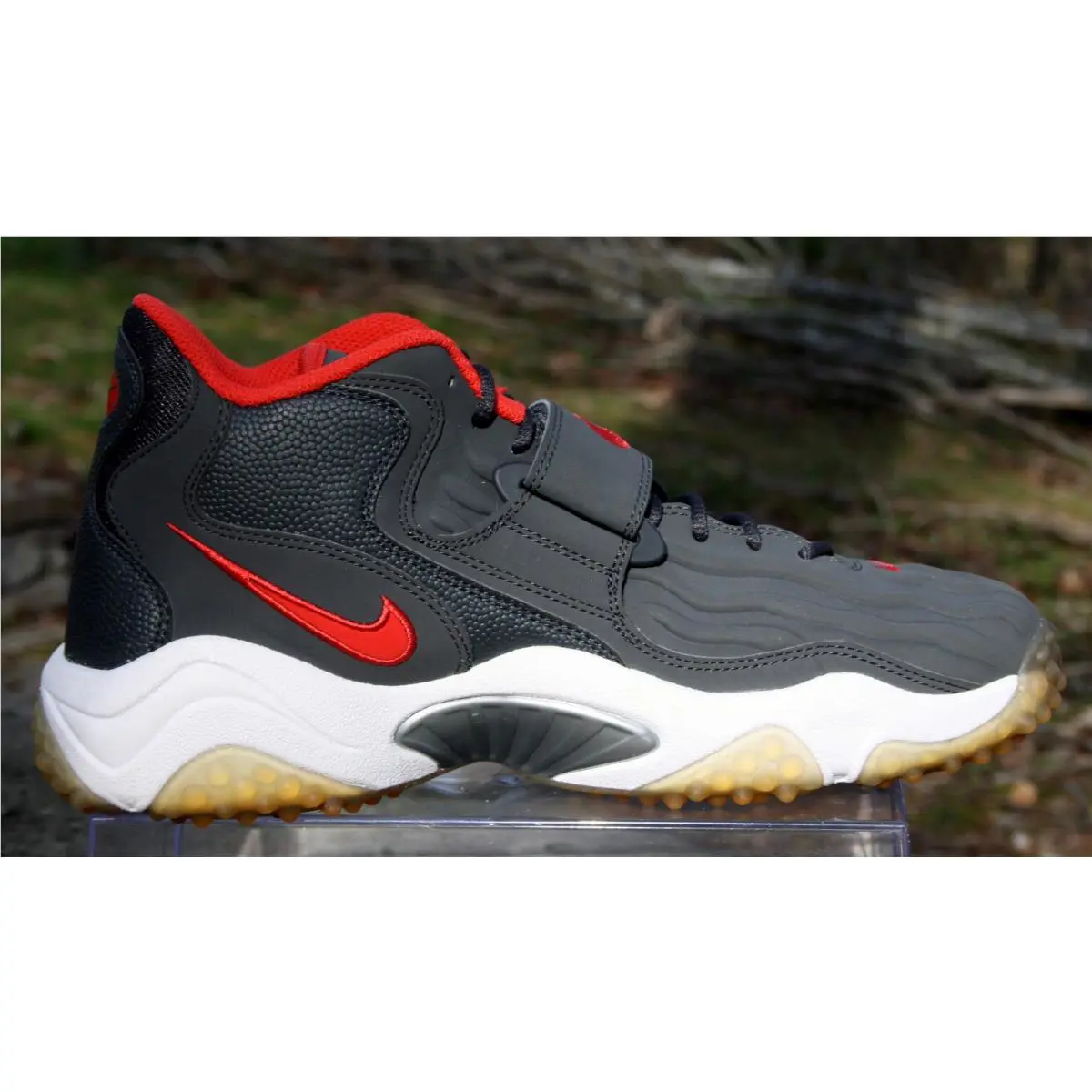 Nike shoes - Nike Air Zoom Turf Jet 97 - 554989-004 - Anthracite/pimento/white (UPC: 091201387489) 7