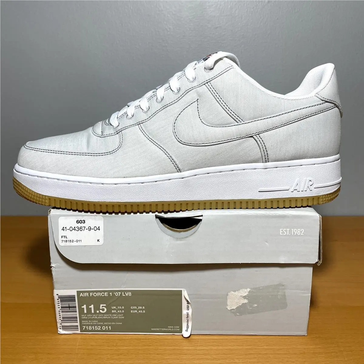 Nike shoes - Nike Air Force 1 - Air Force - 718152-011 - Gray 0