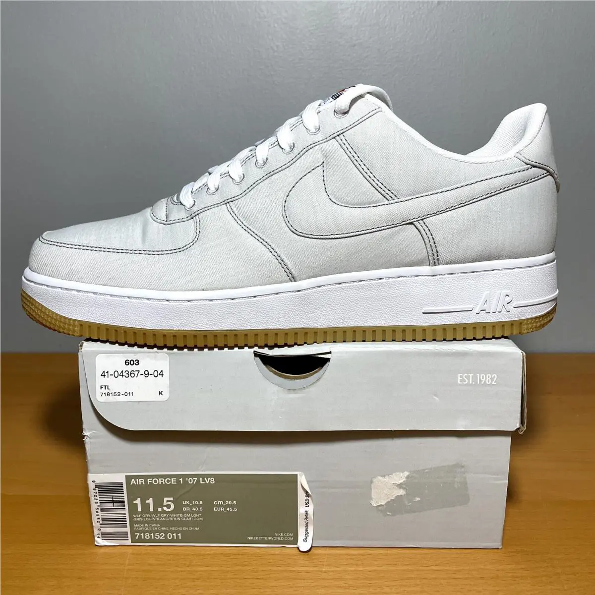 Nike shoes - Nike Air Force 1 - Air Force - 718152-011 - Gray 1