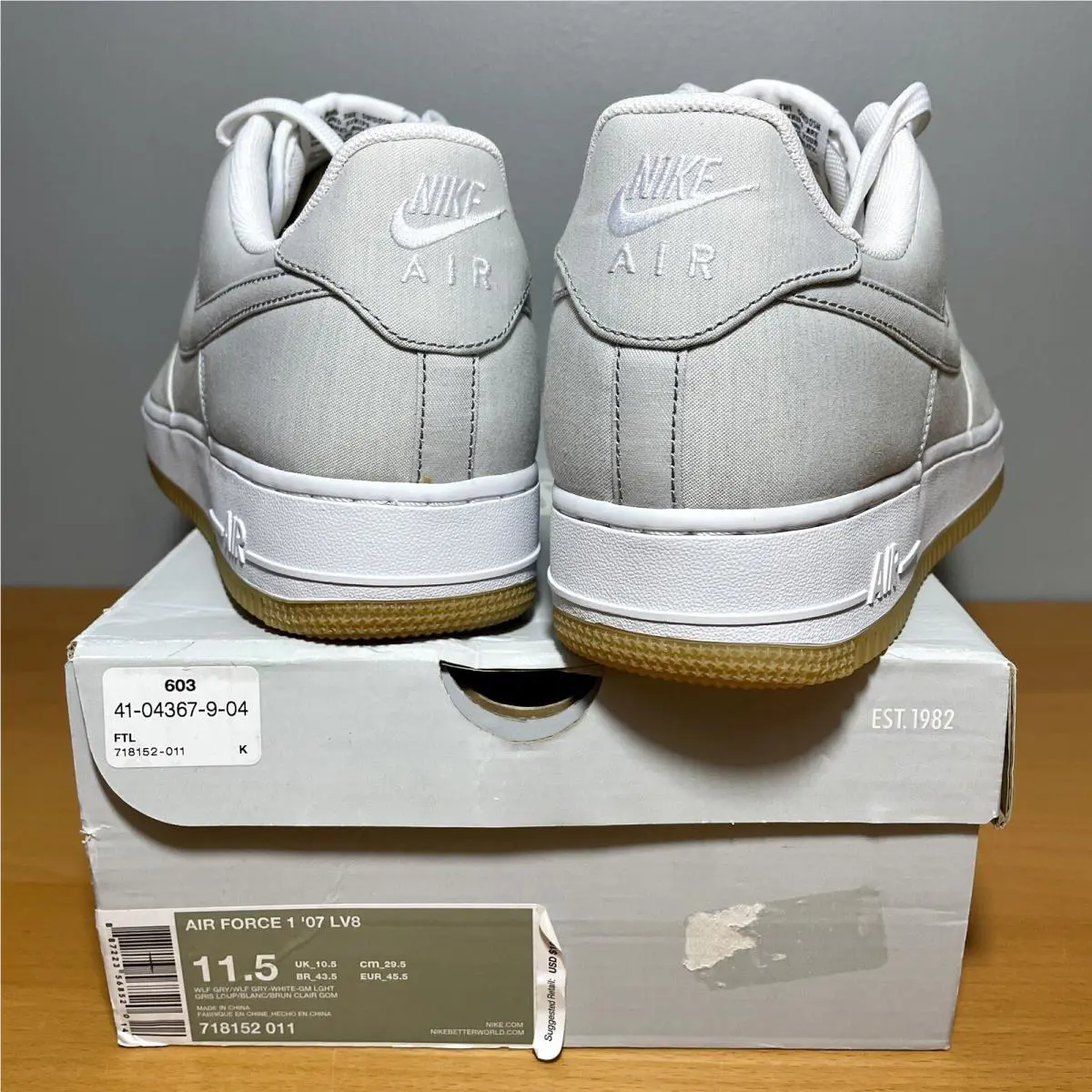 Nike shoes - Nike Air Force 1 - Air Force - 718152-011 - Gray 3