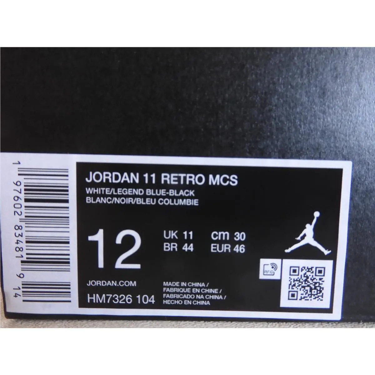Nike shoes - Air Jordan 11 - Air - HM7326-104 - White (UPC: 197602834819) 6