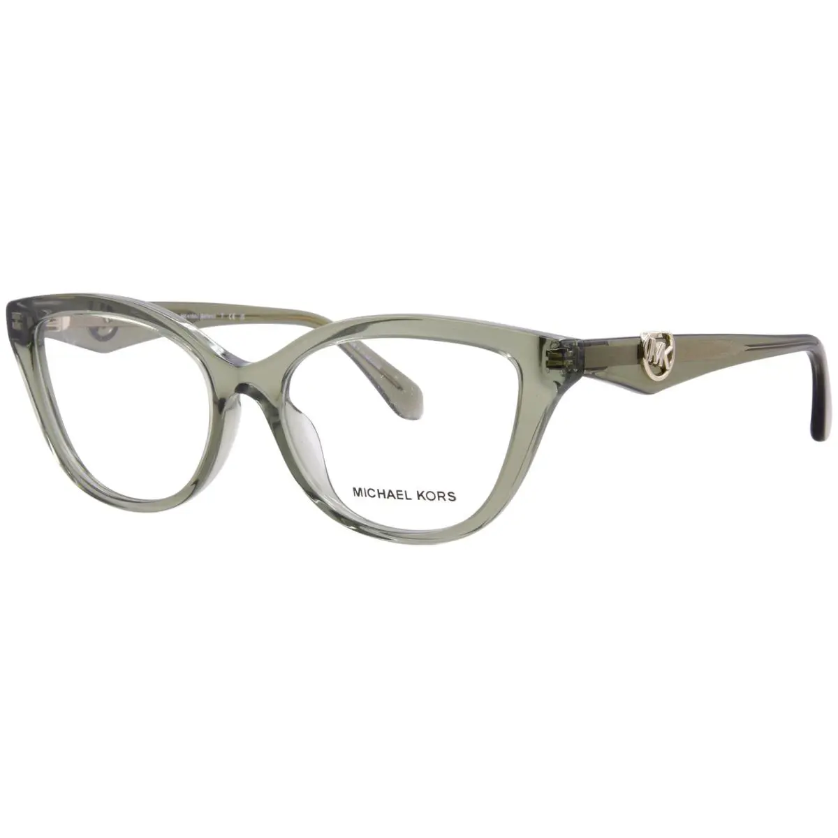 Michael Kors Bellano MK4164U 3961 Eyeglasses Women`s Green Full Rim Cat Eye 54mm