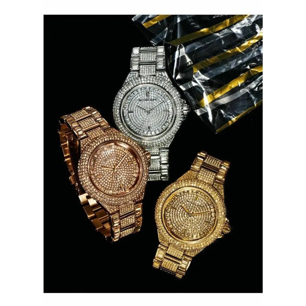 - Crystal Pave Dial Crystal Encrusted Ladies Watch by Michael Kors