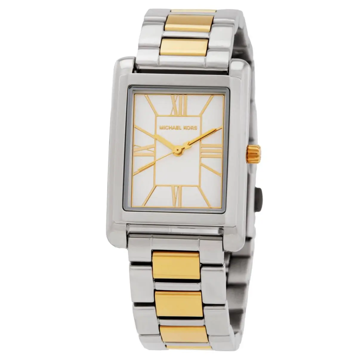 Essex Quartz White Dial Two-tone Watch MK4967 by Michael Kors