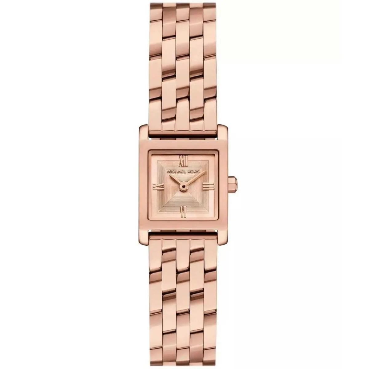 Michael Kors Women`s Watch Georgie Quartz Rose Gold Dial Bracelet MK4932