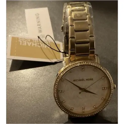 Michael Kors Pyper Three-hand Gold-tone Alloy Metal Women`s Watch Model: MK4666
