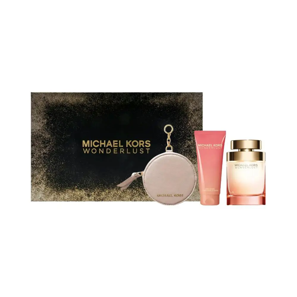Michael Kors Wonderlust 3-Piece Gift Set For Women – Edp Lotion Coin Purse