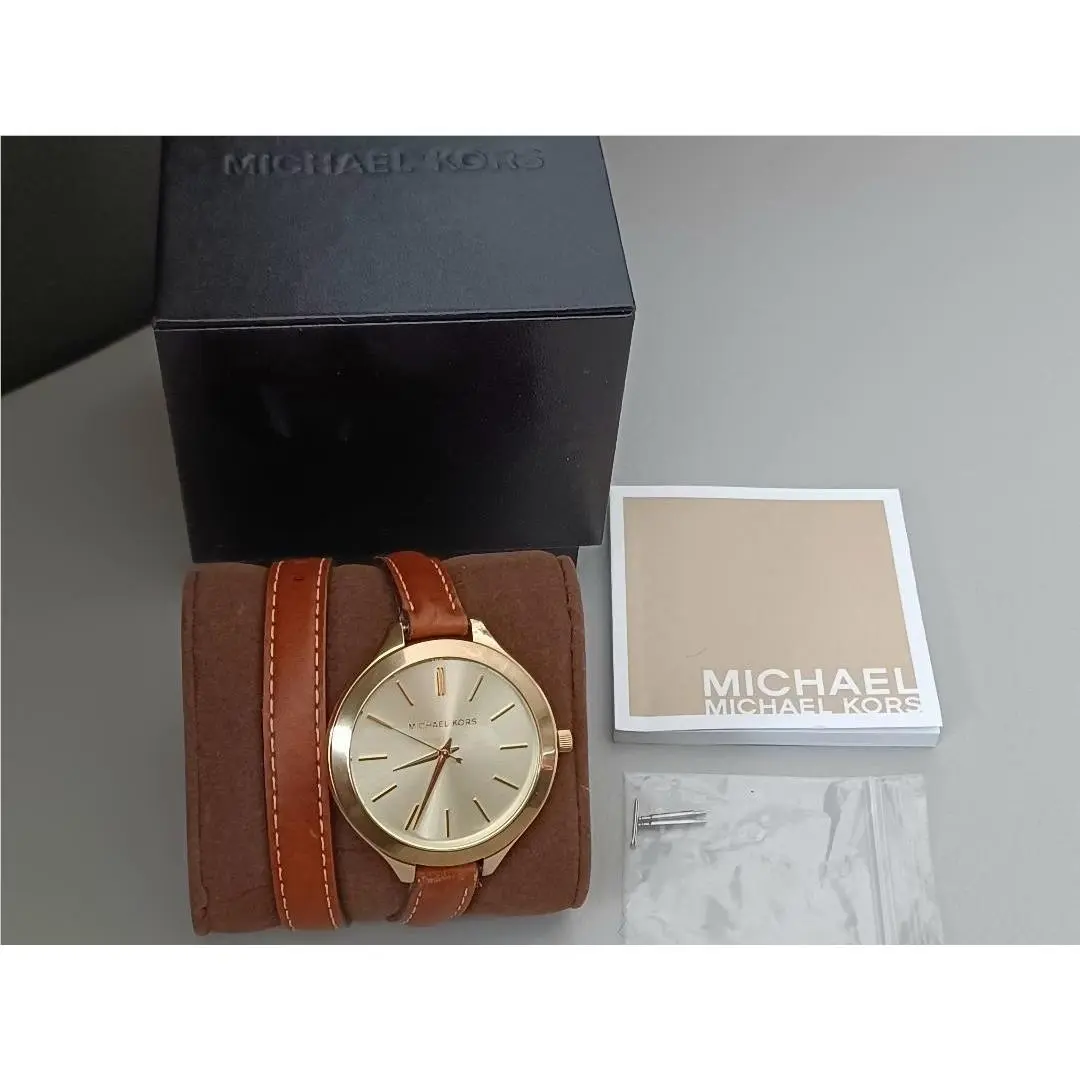 Michael Kors MK-2256 Women`s Watch 41mm Double Wrap Around Strap