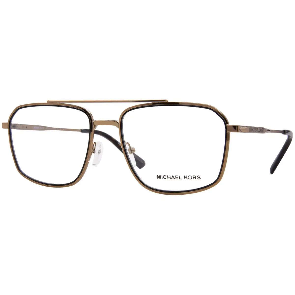 Michael Kors Tordrillo MK3084 1899 Eyeglasses Men`s Shiny Gold Full Rim 56mm