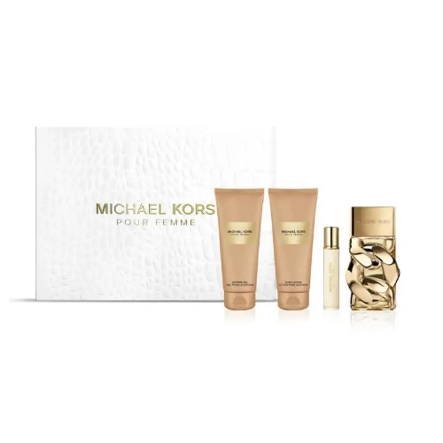 Michael Kors Ladies Pour Femme 4pcs Edp Gift Set Fragrances 850050174349
