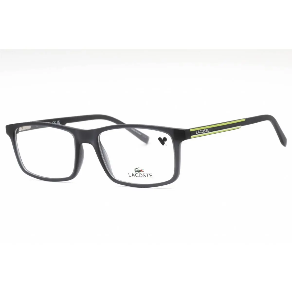 Men`s Eyeglasses Rectangular Shape Injected Propionate Frame L2858 024 by Lacoste