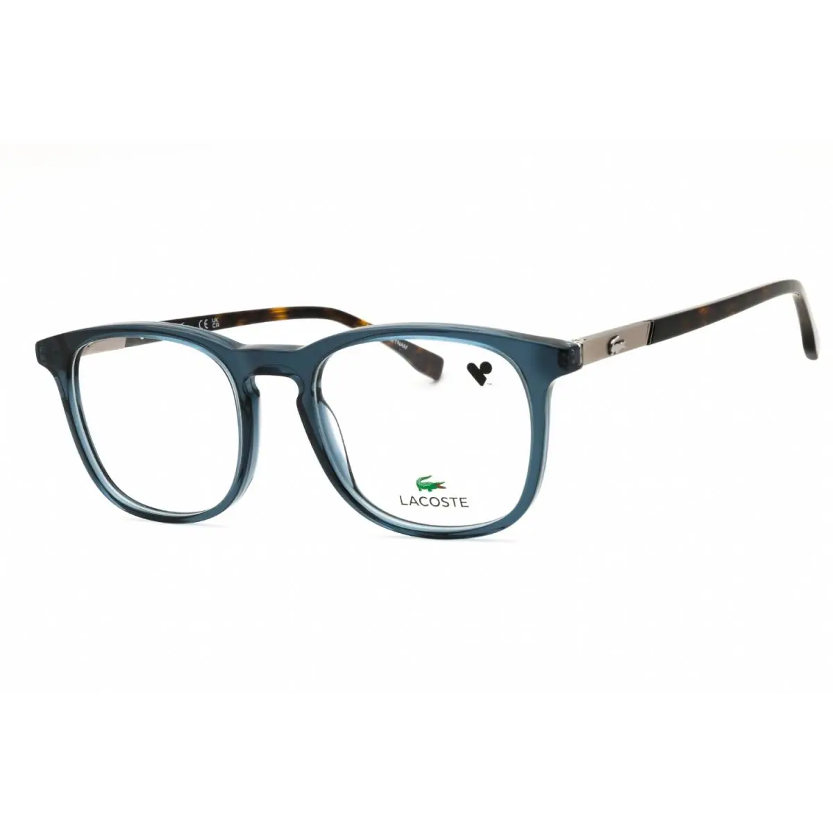 Lacoste L2889-400-52 Eyeglasses Frame Size 52mm 20mm 145mm Blue Men 886895761048