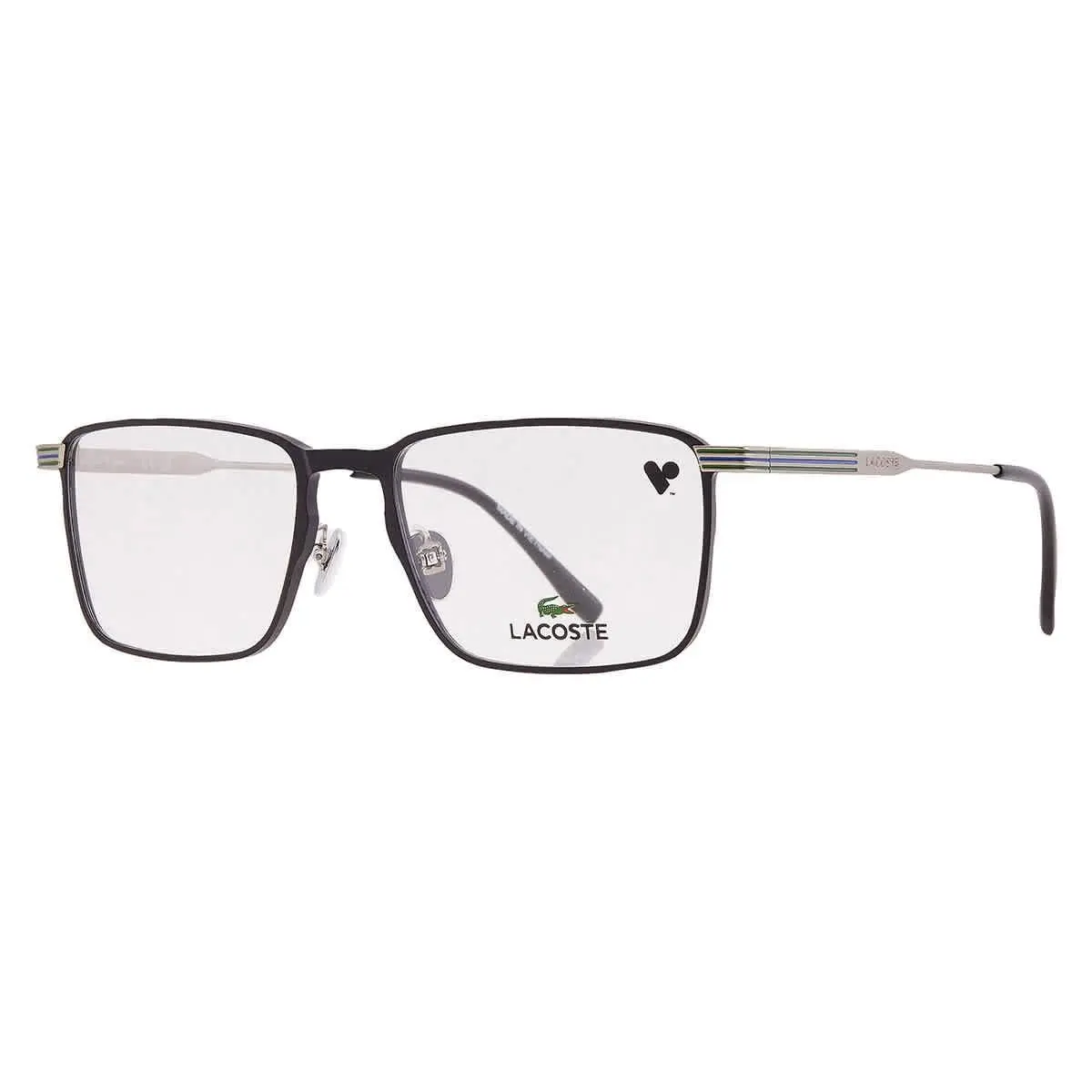 Demo Square Men`s Eyeglasses L2285E N 002 54 L2285E N 002 54 by Lacoste