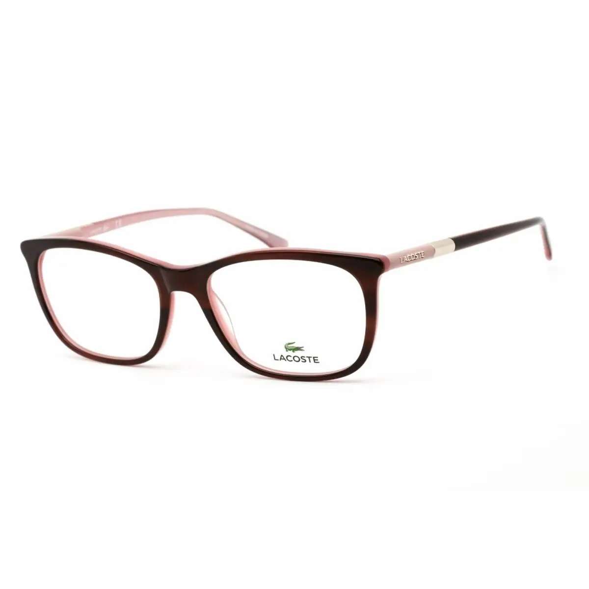 Women`s Eyeglasses Rectangular Shape Acetate Full Rim Frame L2885 219 by Lacoste