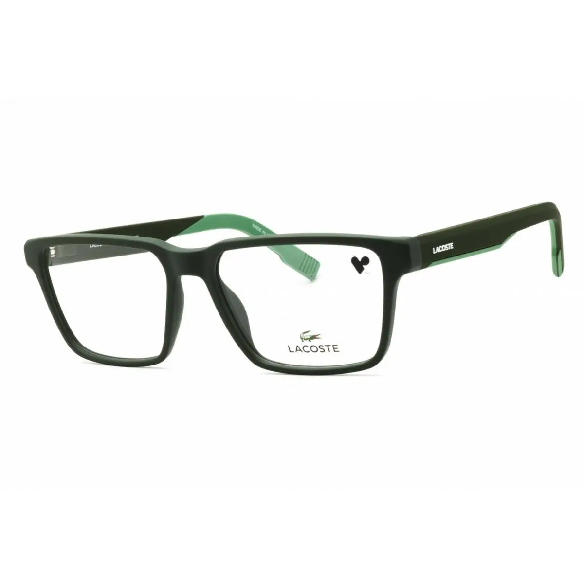 Men`s Eyeglasses Rectangular Shape Injected Propionate Frame L2924 300 by Lacoste