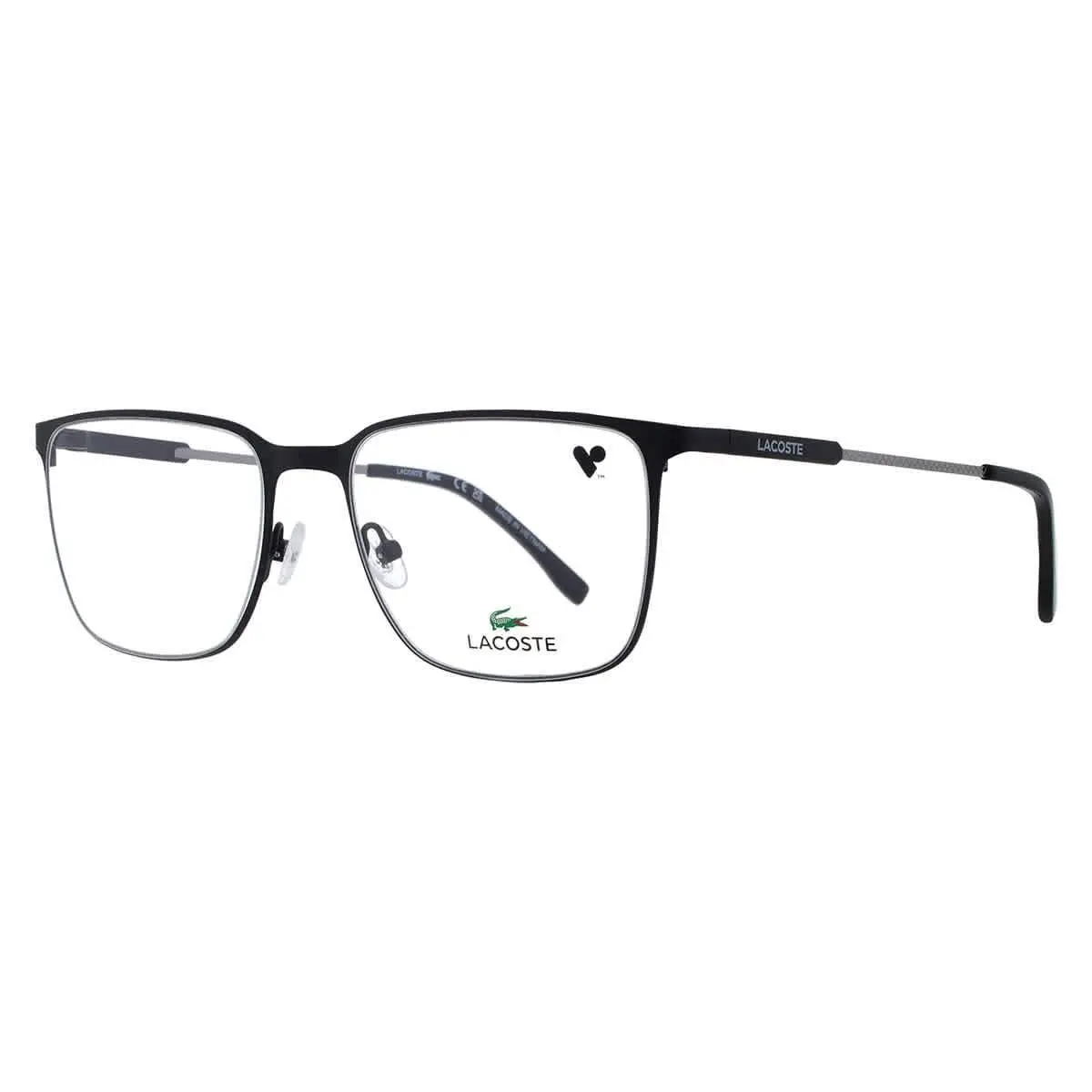 Lacoste Demo Square Men`s Eyeglasses L2287 N 002 55 L2287 N 002 55