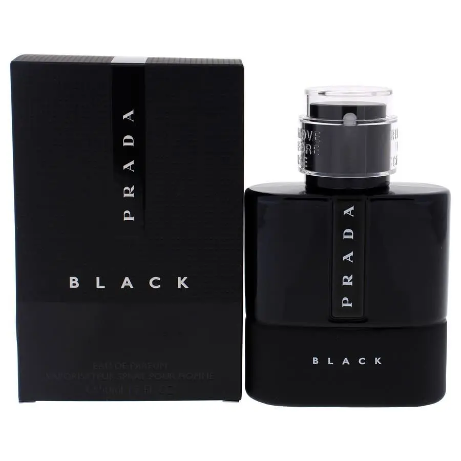 Prada Men`s Luna Rossa Black Edp Spray 1.7 oz Fragrances 8435137782970