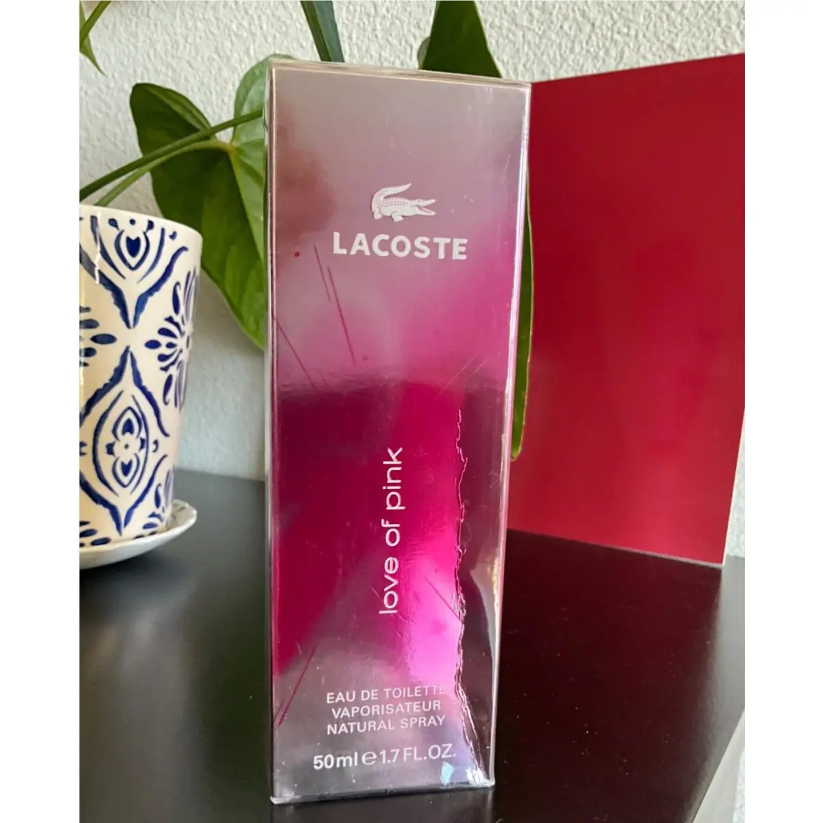 Vintage Lacoste Love OF Pink Edt 1st Edition 1.7 oz/50m