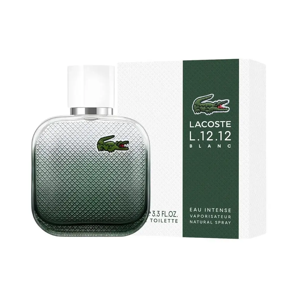 L.12.12 Blanc Eau Intense by Lacoste 3.3oz/100ml Edt Cologne For Men