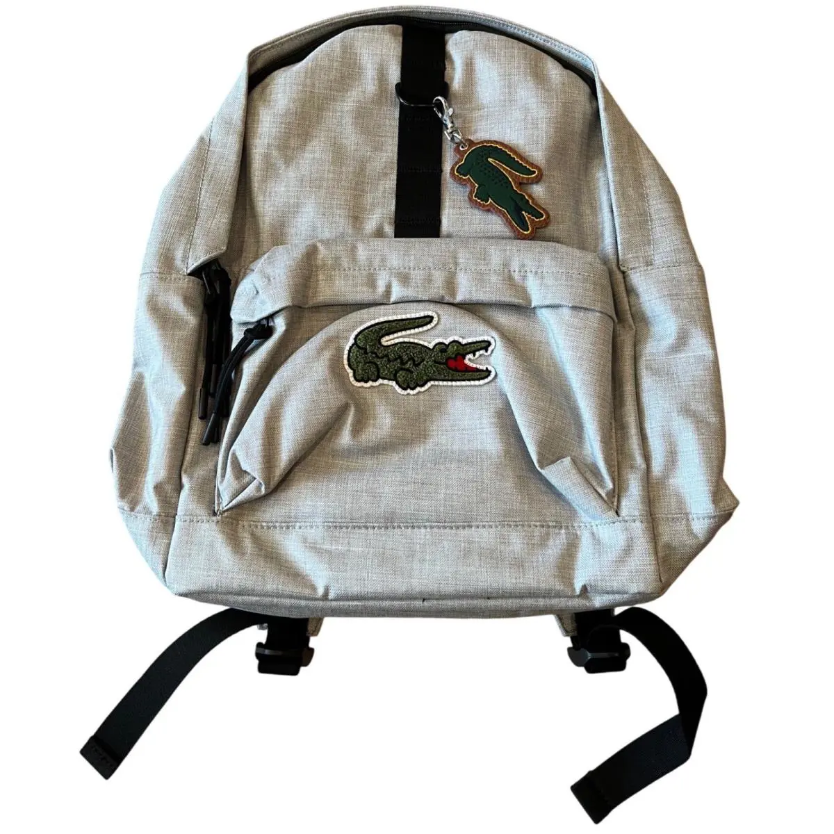 Lacoste Kids Argent Chine Heather Grey Backpack 9A6201-GH0