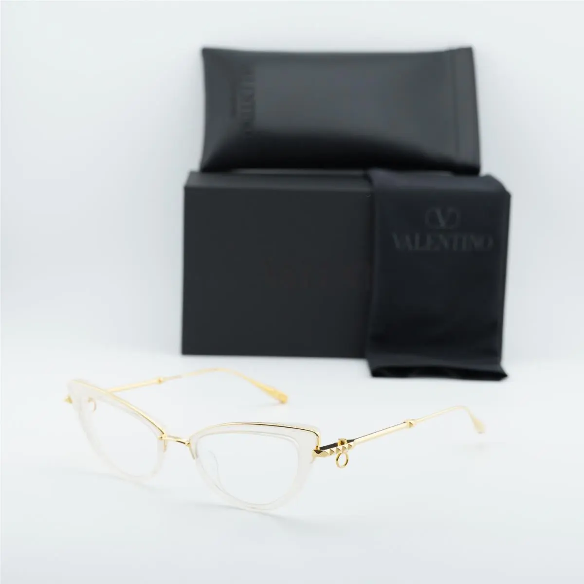 Valentino V-daydream VLX-123C-51-CH Powder Pink/white Gold with Chain 51mm