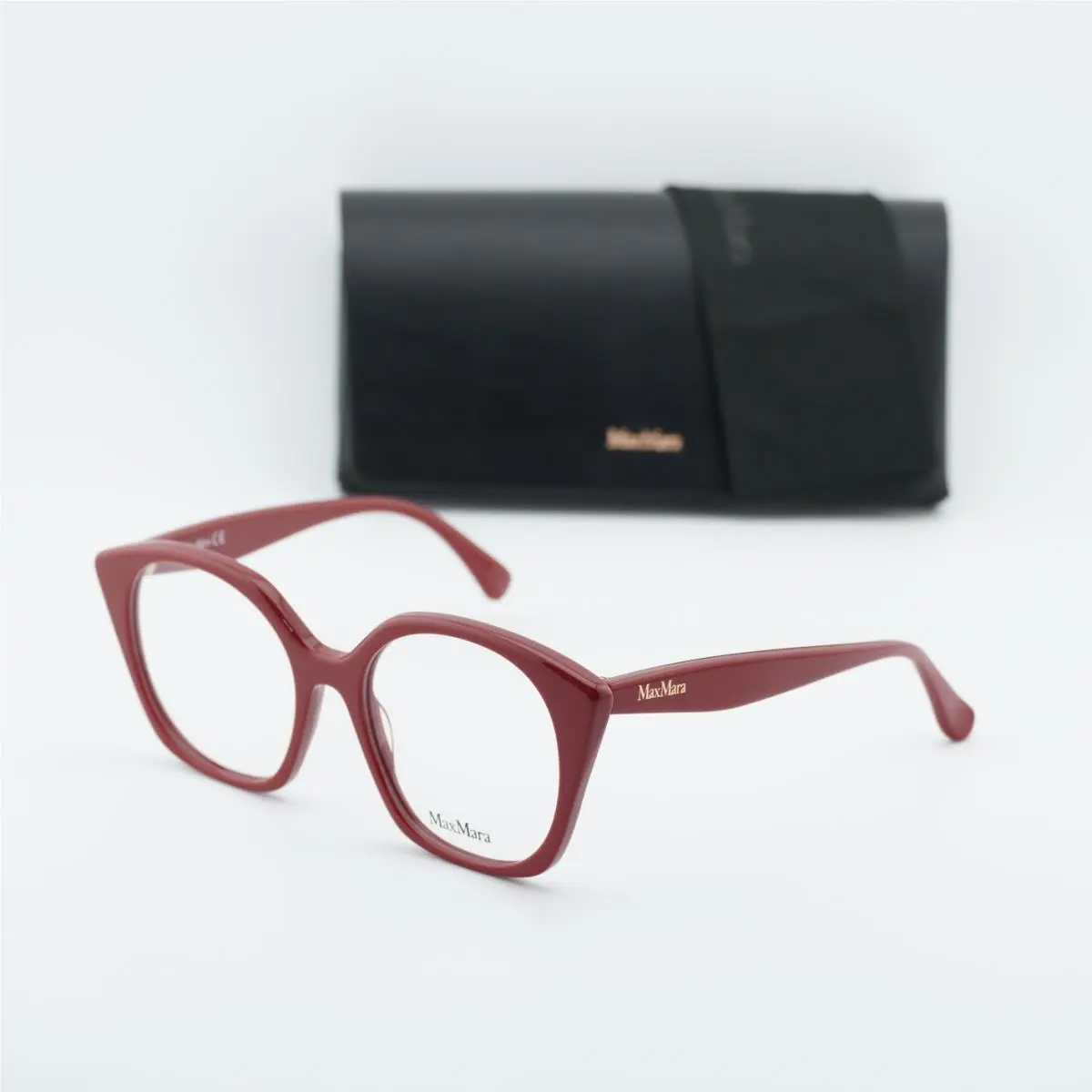 MM5082 066 Red 53mm Eyeglasses by Max Mara