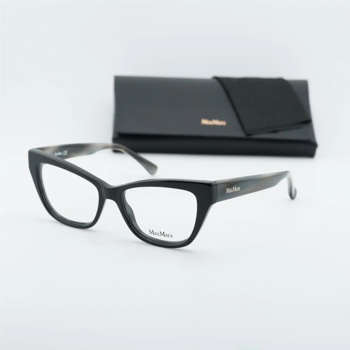 Max Mara MM5053 005 Shiny Black 53mm Eyeglasses