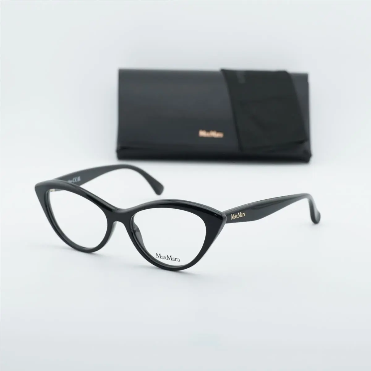 Max Mara MM5083 001 Shiny Black 53mm Eyeglasses