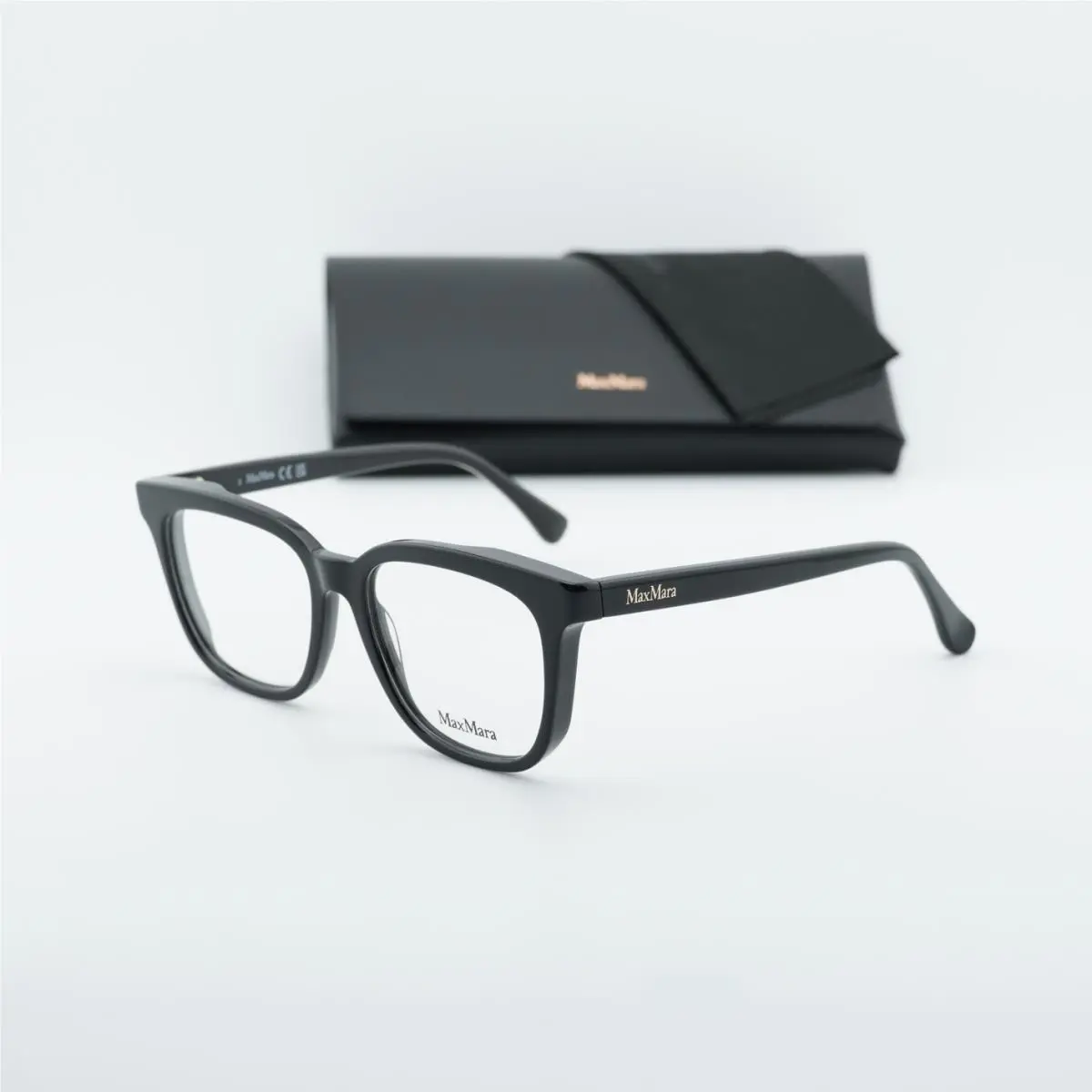 Max Mara MM5095 001 Shiny Black 51mm Eyeglasses