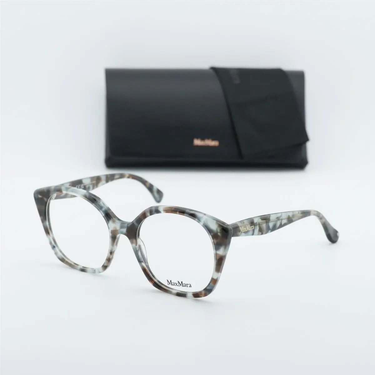 MM5082 055 Havana 53mm Eyeglasses by Max Mara