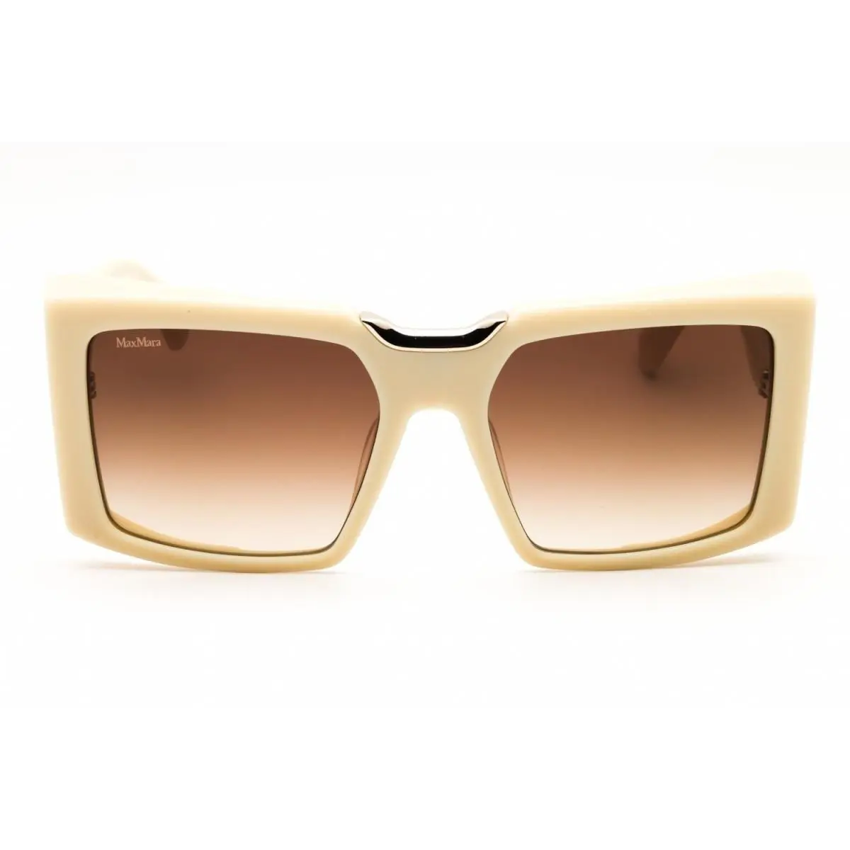 Max Mara MM0124-5525F-55 Sunglasses Size 55mm 140mm 16mm Ivory Sunglasses