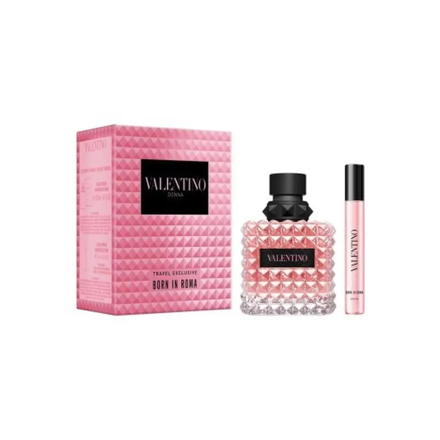 Valentino Donna Born In Roma Women 2pc 3.4oz Edp 0.33oz Mini Travel