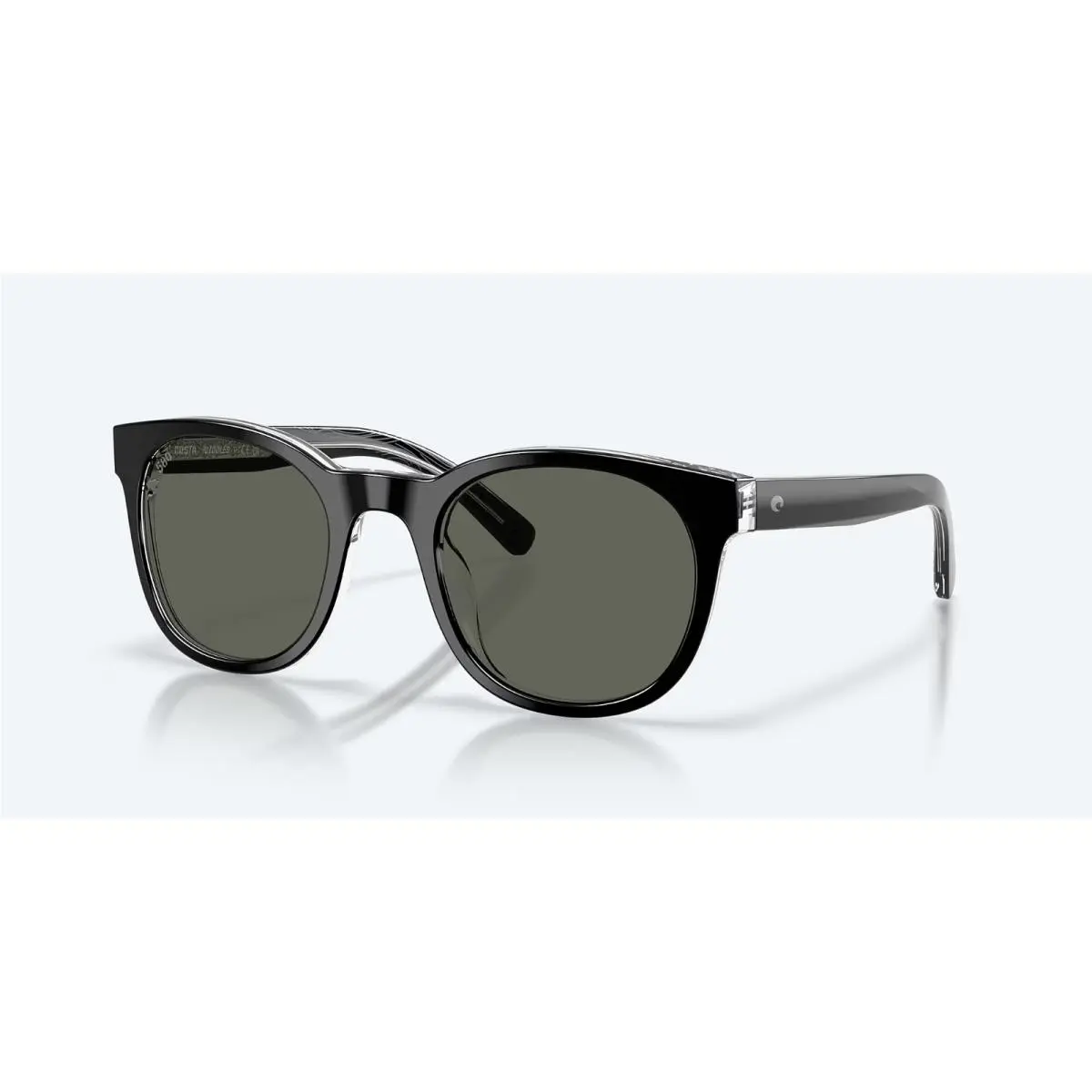 Sunglasses Middles Black Frame / Gray Polarized 580G Glass Lens by Costa Del Mar