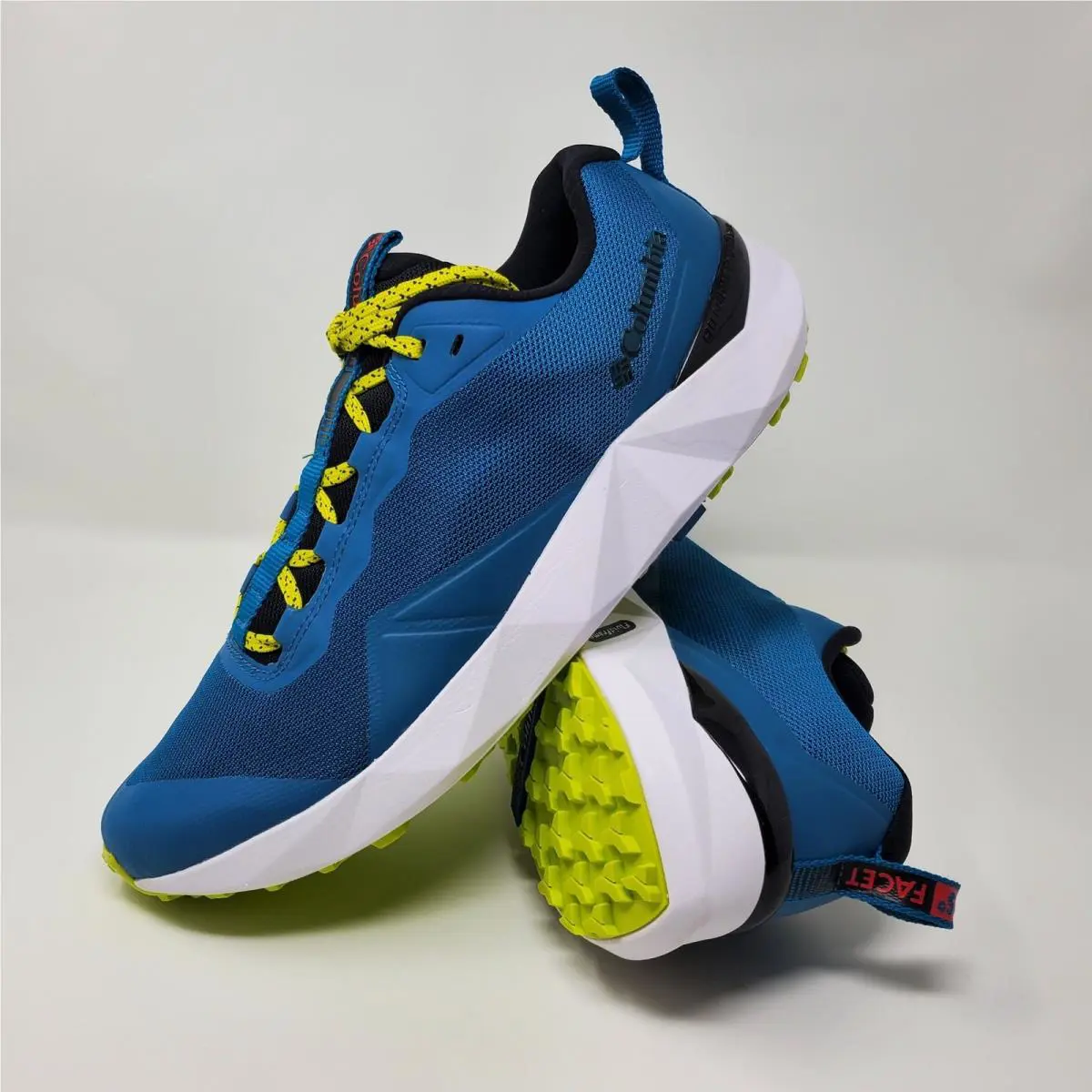 Columbia Facet 15 Men’s Size 12 Lace Up Hiking Shoes Sneakers Blue BM0131 462