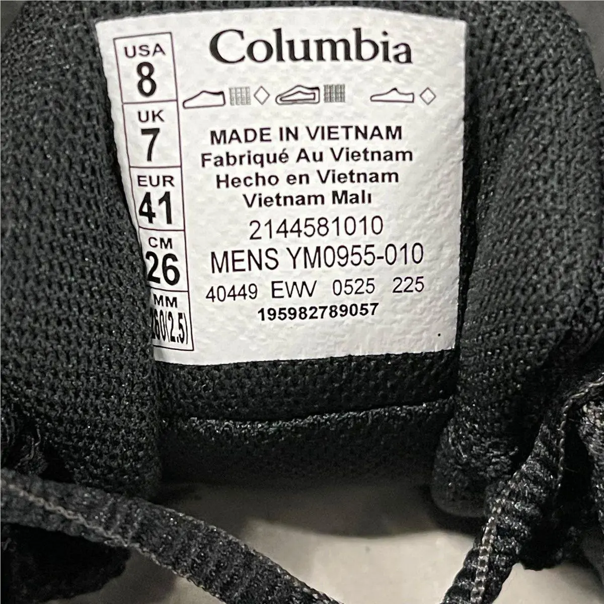 Columbia shoes - VS189267 - vs-189267 - Black (UPC: 195982789057) 3