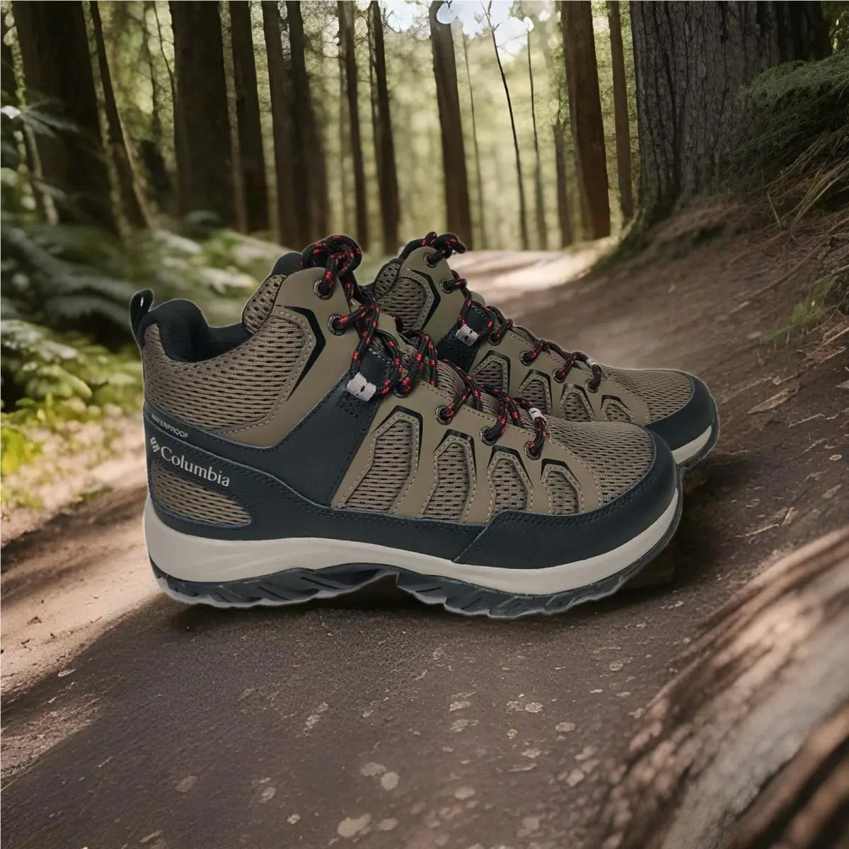 Columbia shoes - Columbia Granite Trail Mid WP - 2053201-255 - Mud/Black (UPC: 195979756543) 1