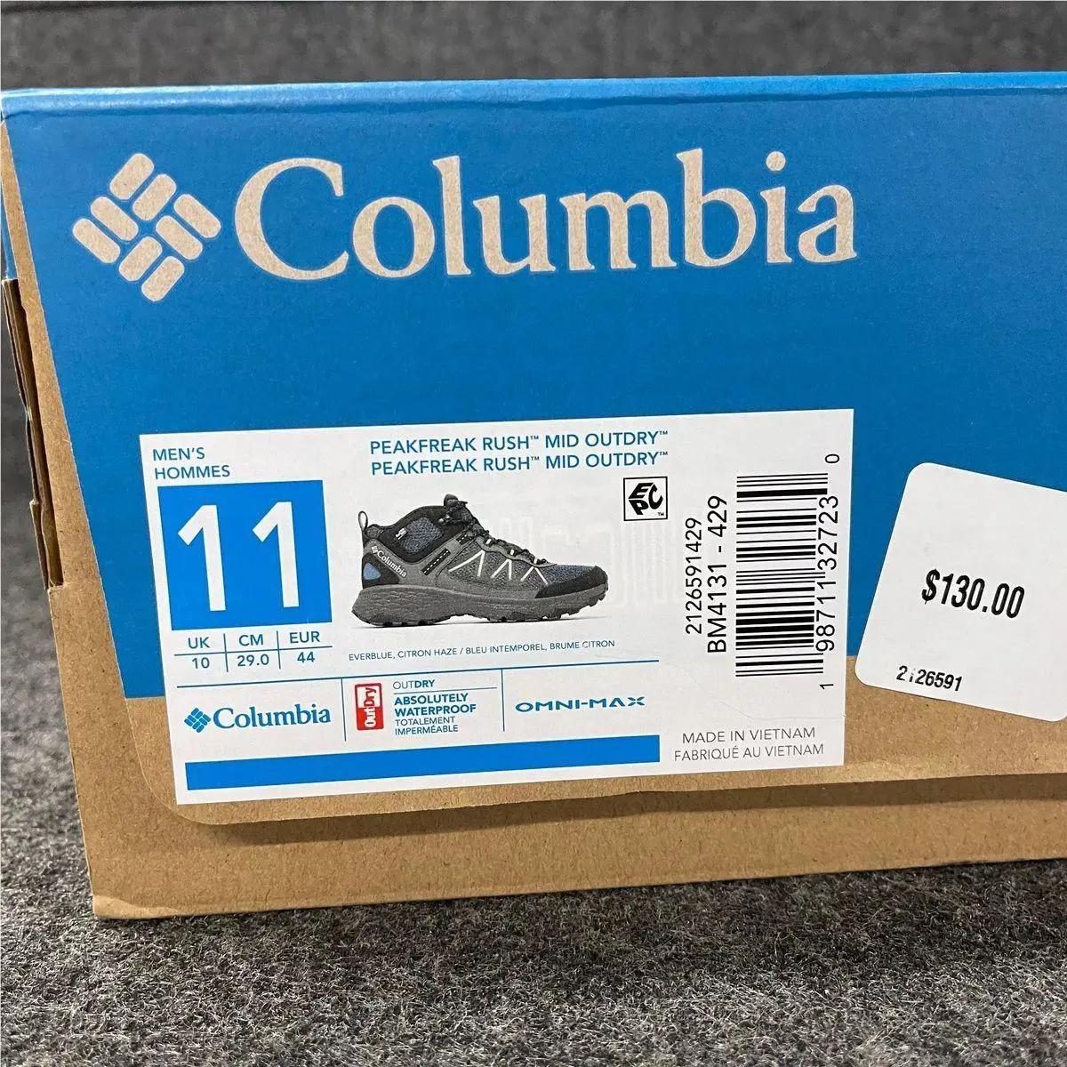 Columbia shoes - VS189124 - vs-189124 - Blue (UPC: 198711327230) 2