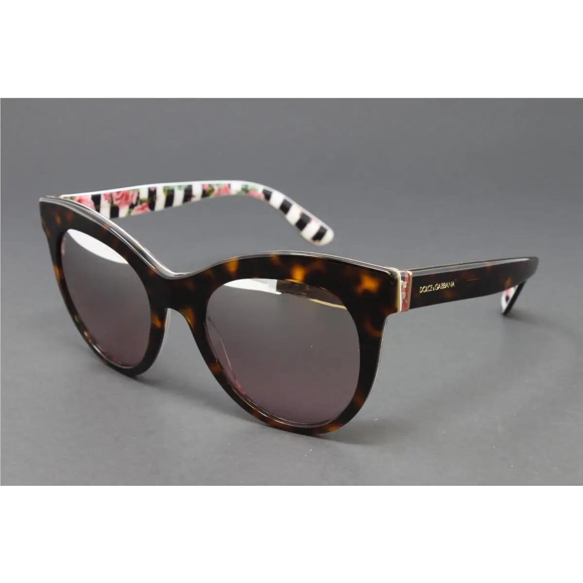 Dolce Dolce & Gabbana DG4311 31667E Gabbana DG4311 31667E Women`s Sunglasses Cat Eye Havana Print Rose 51mm