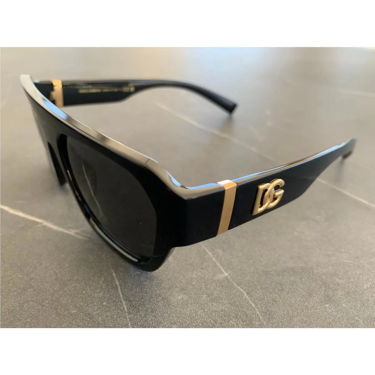 Dolce Gabbana DG6206 501 87 Black Dark Grey 54 mm Men`s Sunglasses