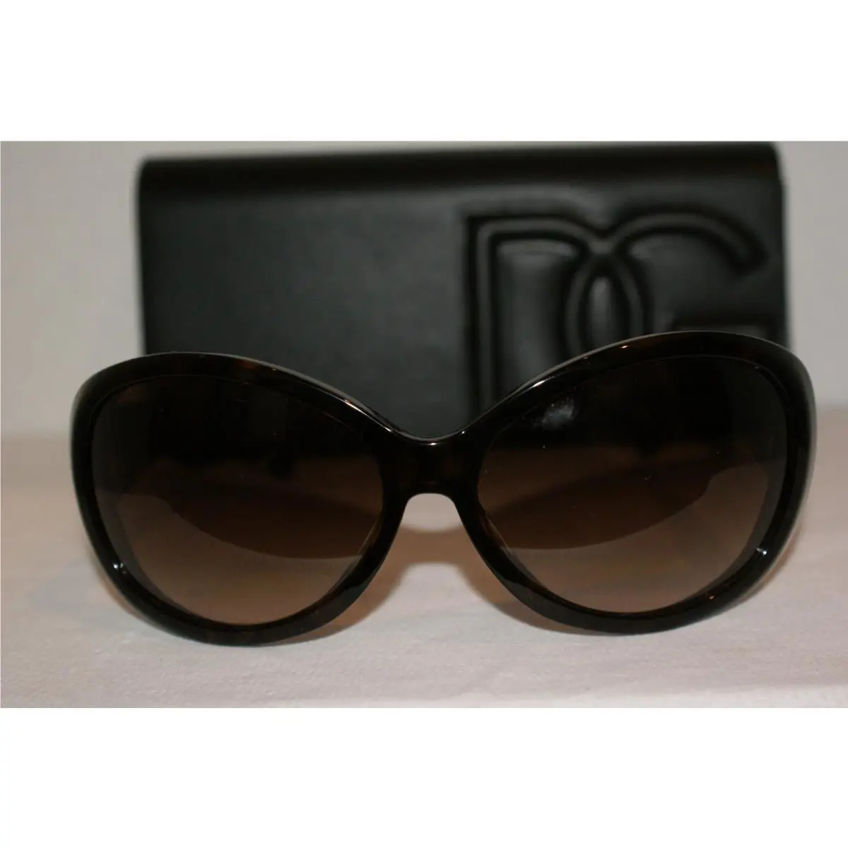Authen Dolce Gabbana Sunglasses 3030 Shiny Black 501/8G 63-15 W Origi Case