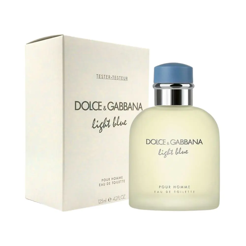 Dolce Gabbana Light Blue Pour Homme 4.2 oz Edt Spray Tester For Men